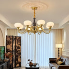 Drenia Wood Chandelier-Moonnatur