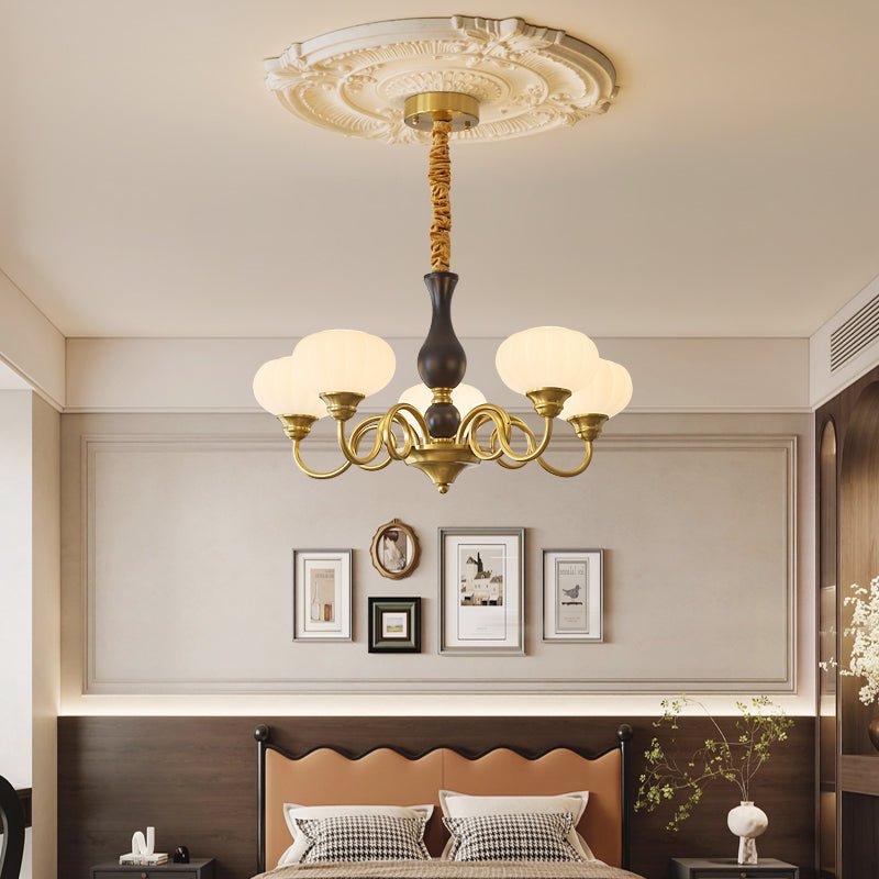 Drenia Wood Chandelier-Moonnatur