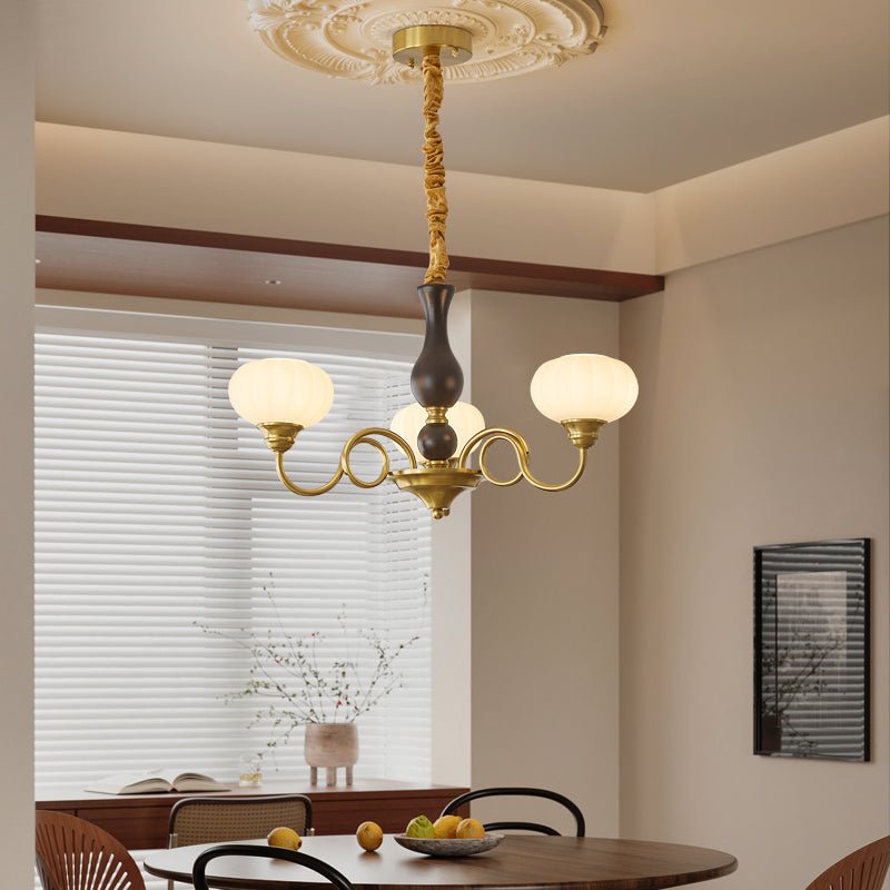 Drenia Wood Chandelier-Moonnatur