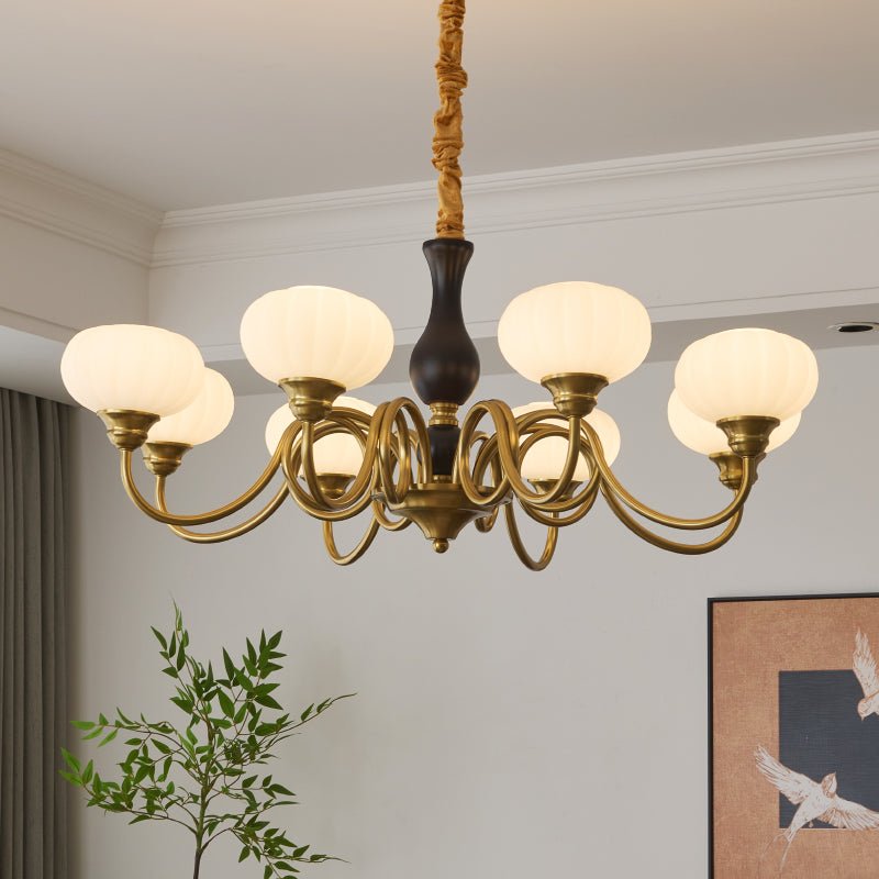 Drenia Wood Chandelier-Moonnatur