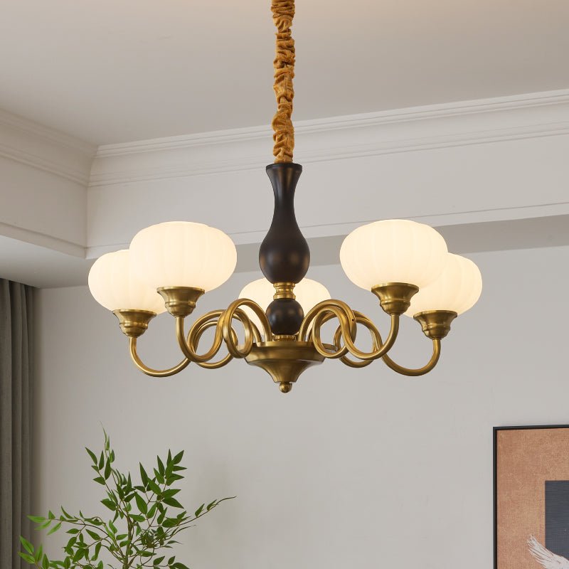 Drenia Wood Chandelier-Moonnatur
