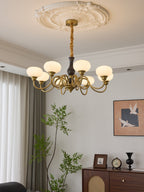 Drenia Wood Chandelier-Moonnatur