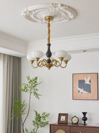 Drenia Wood Chandelier-Moonnatur