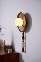 Kalmere Marble Wall Light-Moonnatur