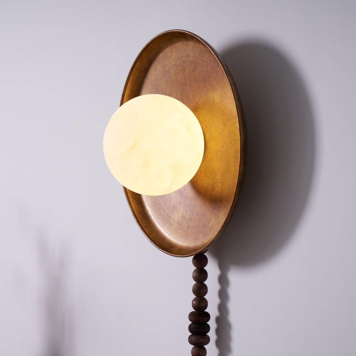 Kalmere Marble Wall Light-Moonnatur