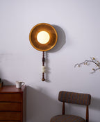 Kalmere Marble Wall Light-Moonnatur