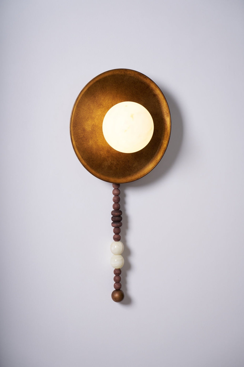 Kalmere Marble Wall Light-Moonnatur