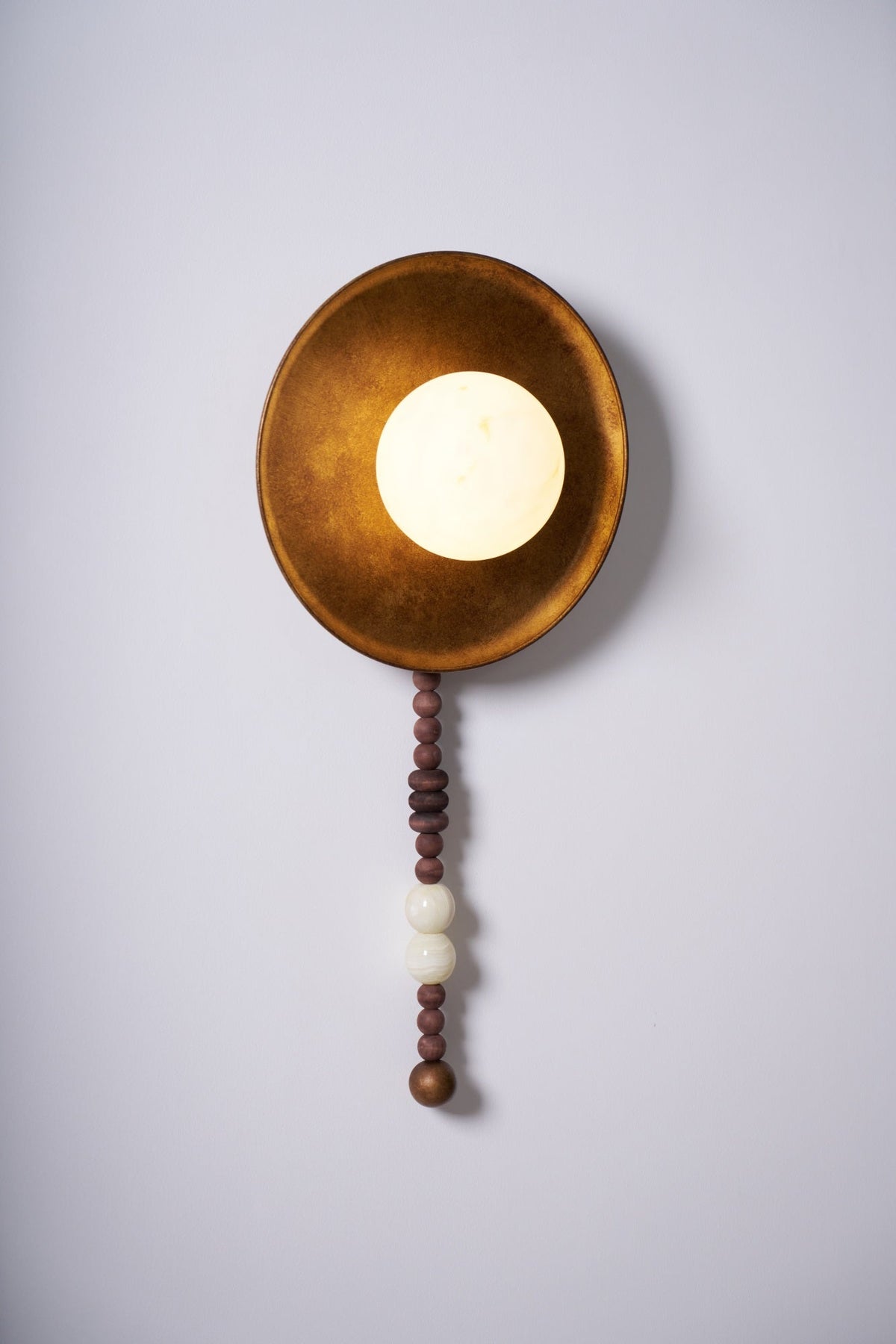 Kalmere Marble Wall Light-Moonnatur