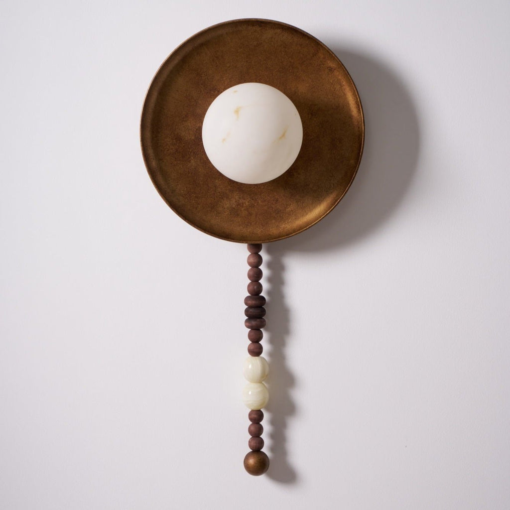 Kalmere Marble Wall Light-Moonnatur
