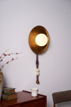 Kalmere Marble Wall Light-Moonnatur