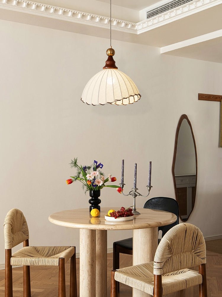 Elowaria Fabric Pendant Light-Moonnatur