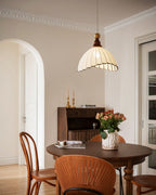 Elowaria Fabric Pendant Light-Moonnatur