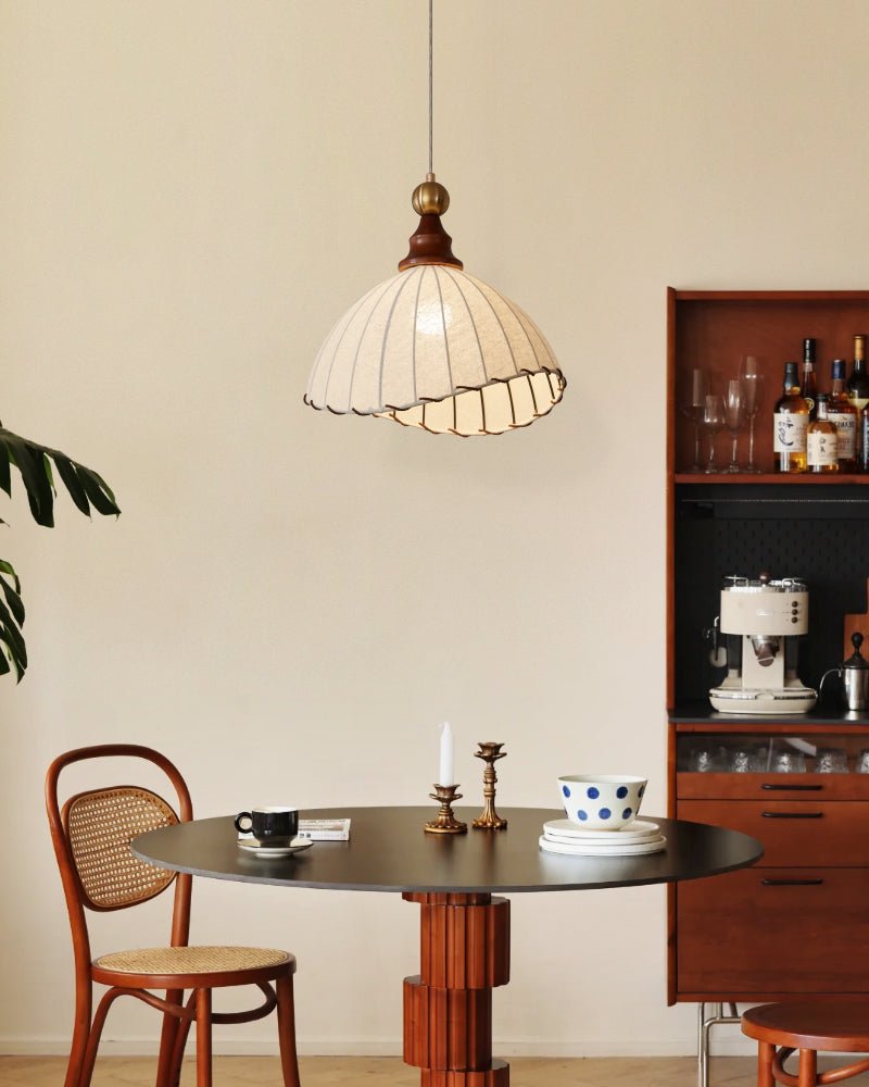 Elowaria Fabric Pendant Light-Moonnatur