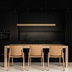 Laskelle Wood Pendant Light-Moonnatur