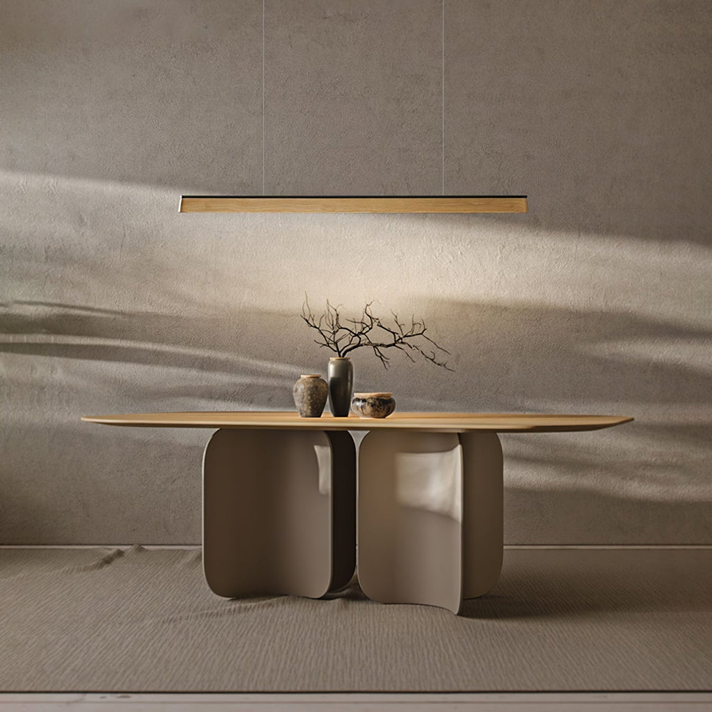 Laskelle Wood Pendant Light-Moonnatur