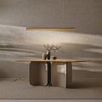 Laskelle Wood Pendant Light-Moonnatur