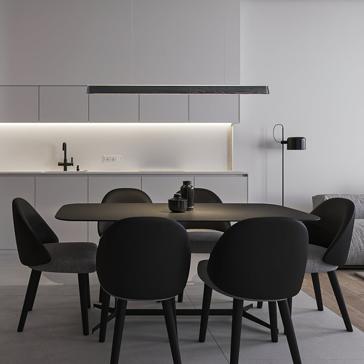 Laskelle Wood Pendant Light-Moonnatur