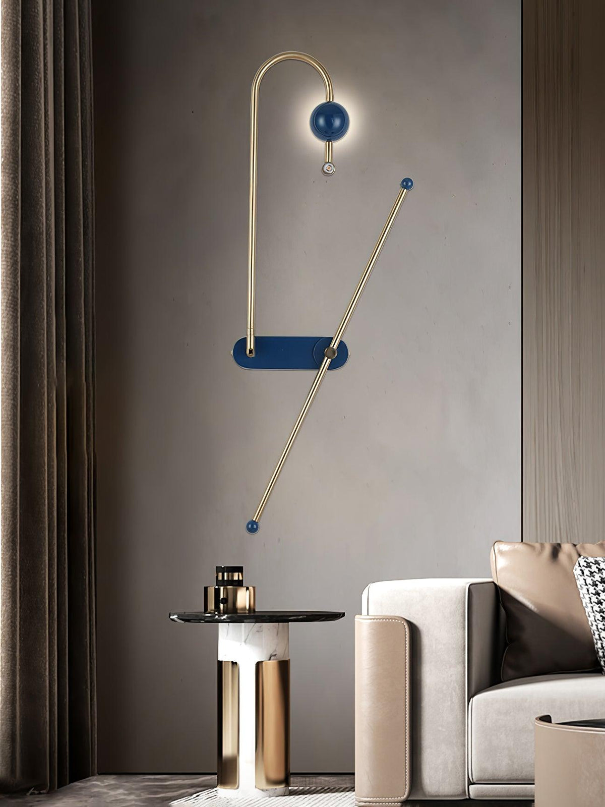 Altonwell Aluminium Wall Light-Moonnatur