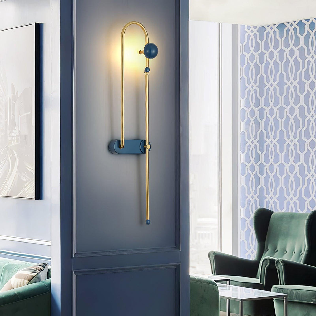 Altonwell Aluminium Wall Light-Moonnatur
