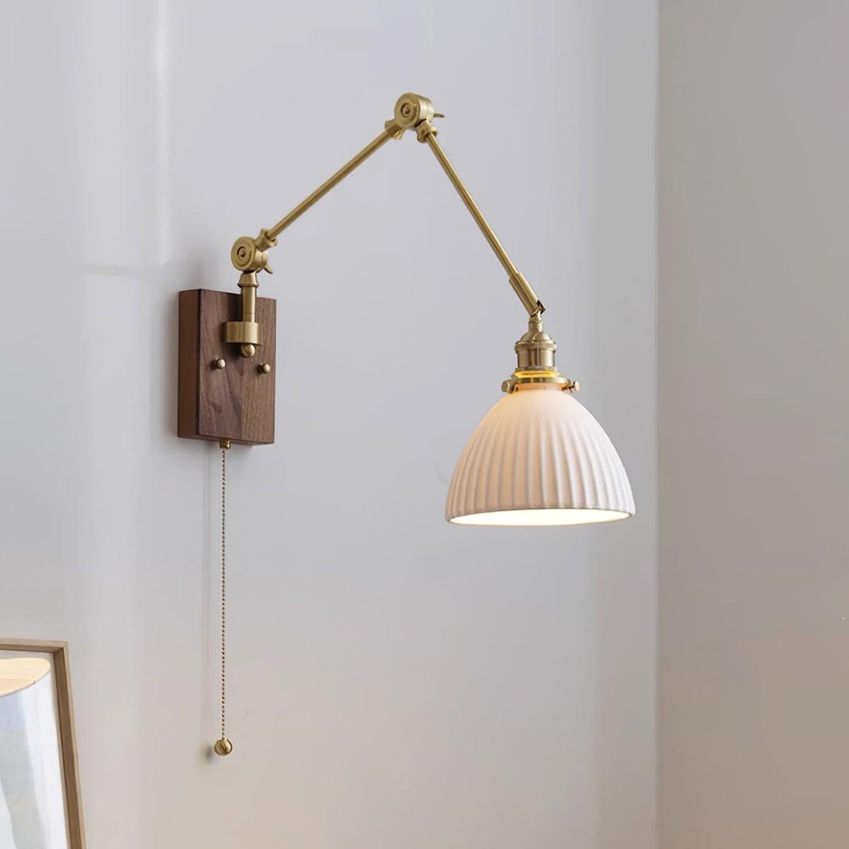 Edrenora Ceramic Wall Light-Moonnatur