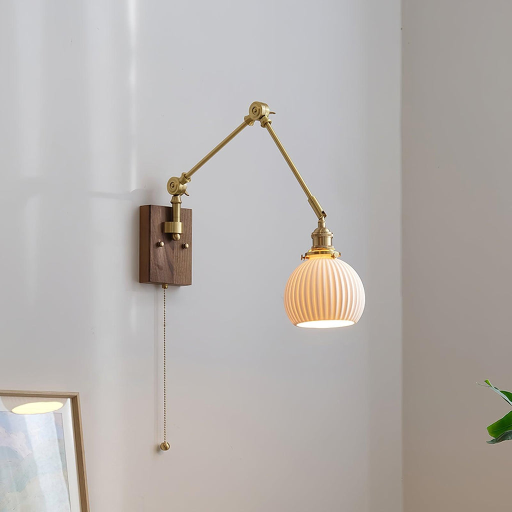 Edrenora Ceramic Wall Light-Moonnatur