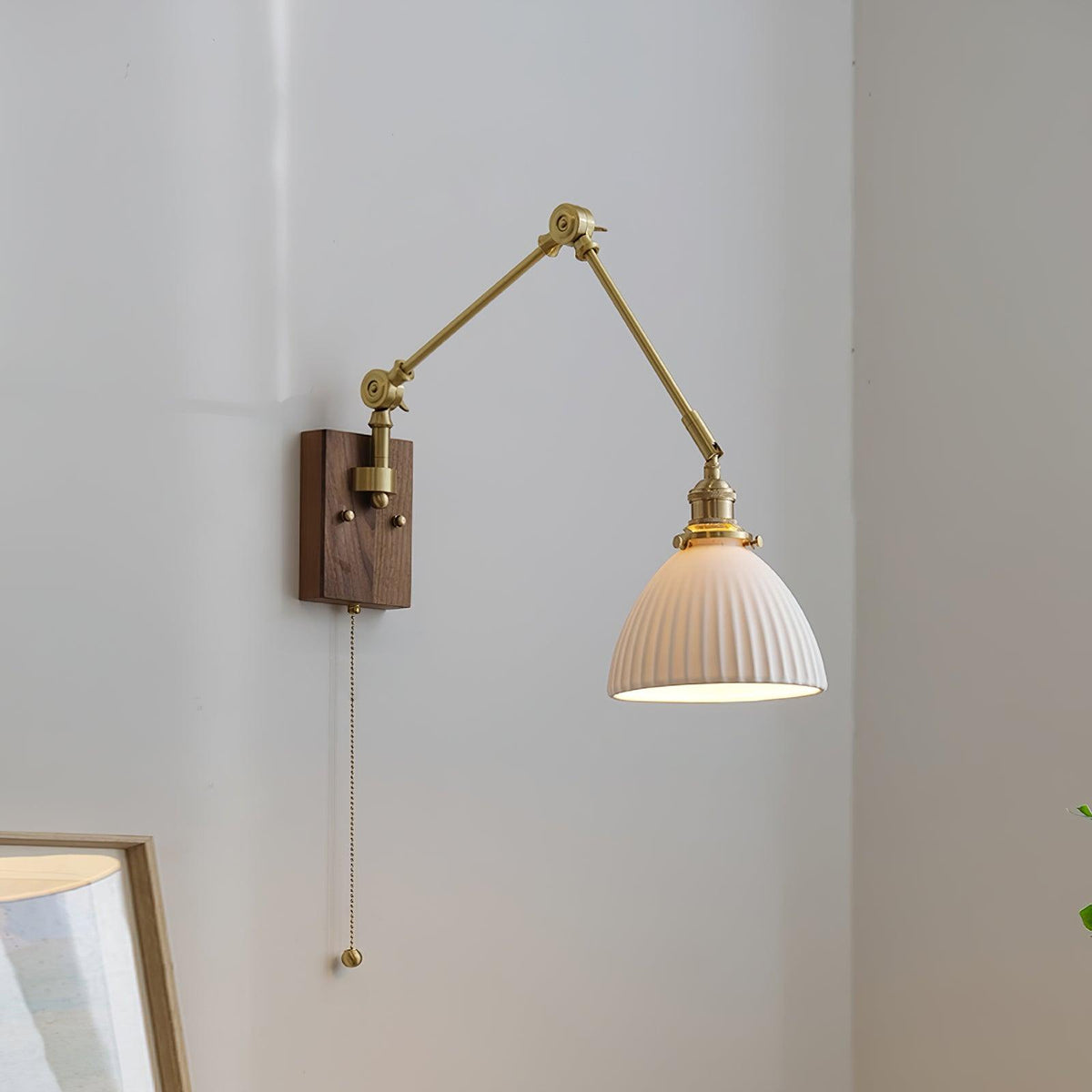 Edrenora Ceramic Wall Light-Moonnatur