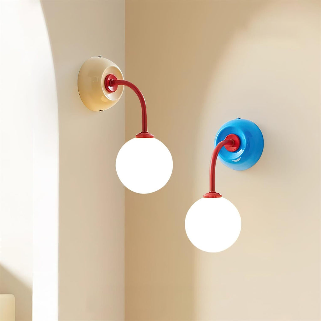 Camberena Glass Wall Light-Moonnatur