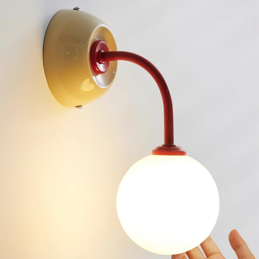 Camberena Glass Wall Light-Moonnatur
