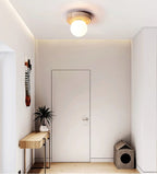 Idrisenna Travertine Ceiling Light-Moonnatur