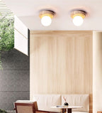 Idrisenna Travertine Ceiling Light-Moonnatur