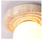 Hadrenelle Travertine Wall Light-Moonnatur