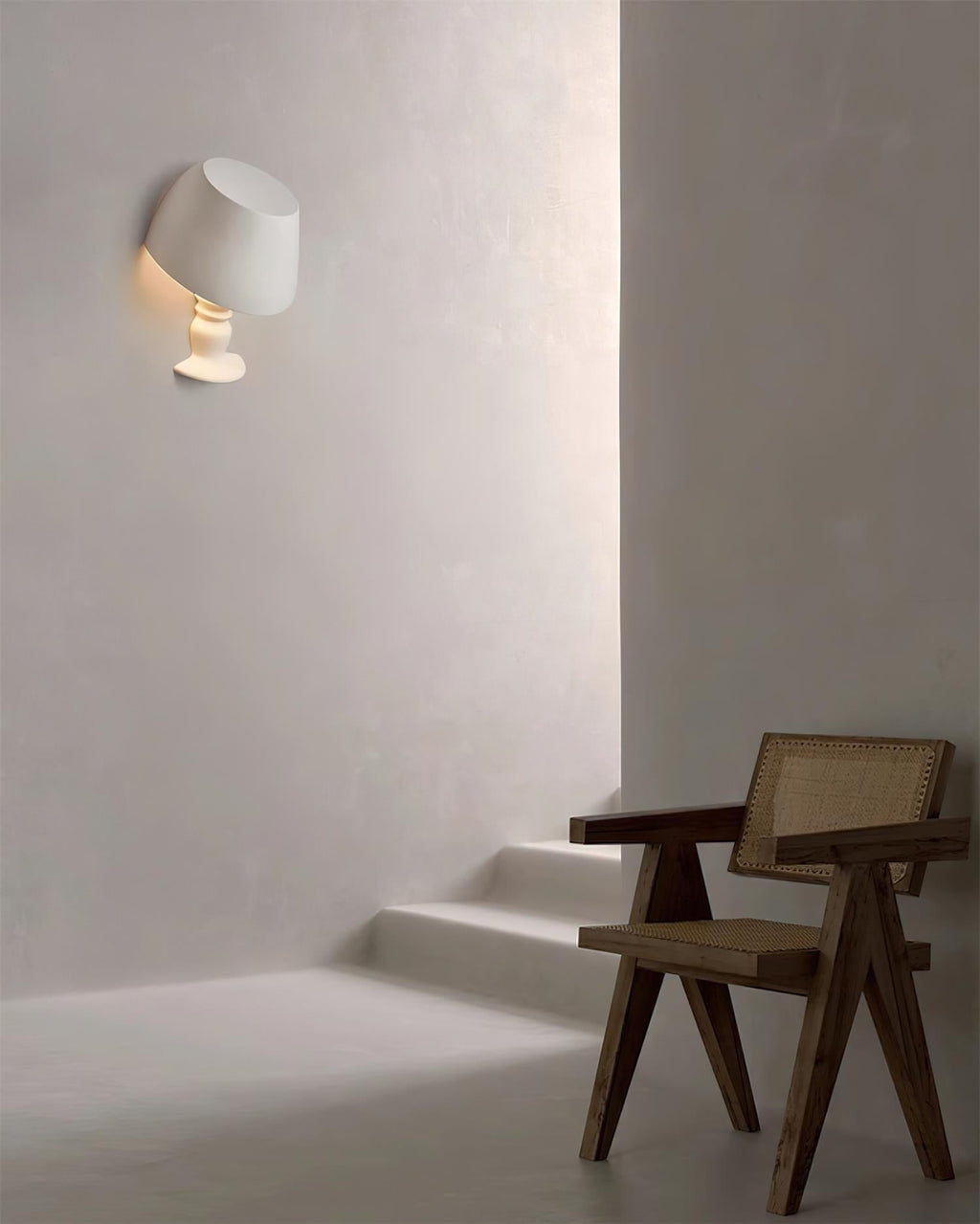 Darnellyn Plaster Wall Light-Moonnatur