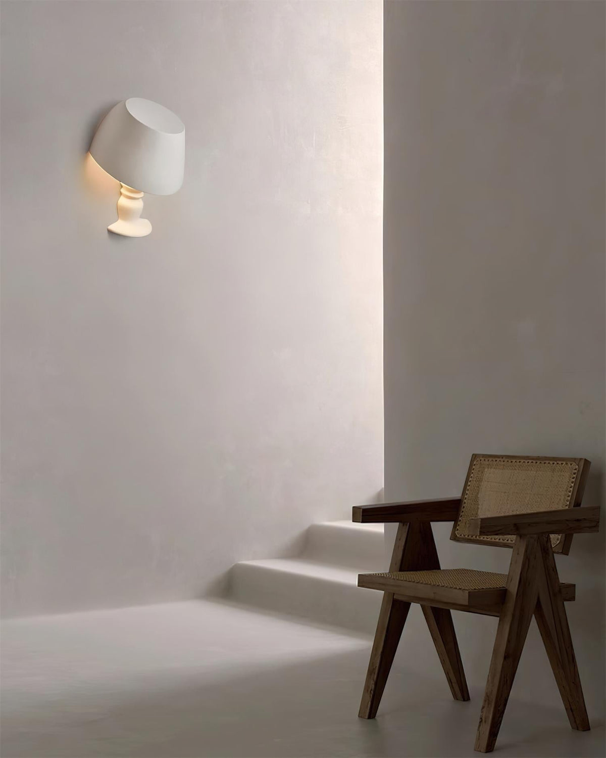 Darnellyn Plaster Wall Light-Moonnatur