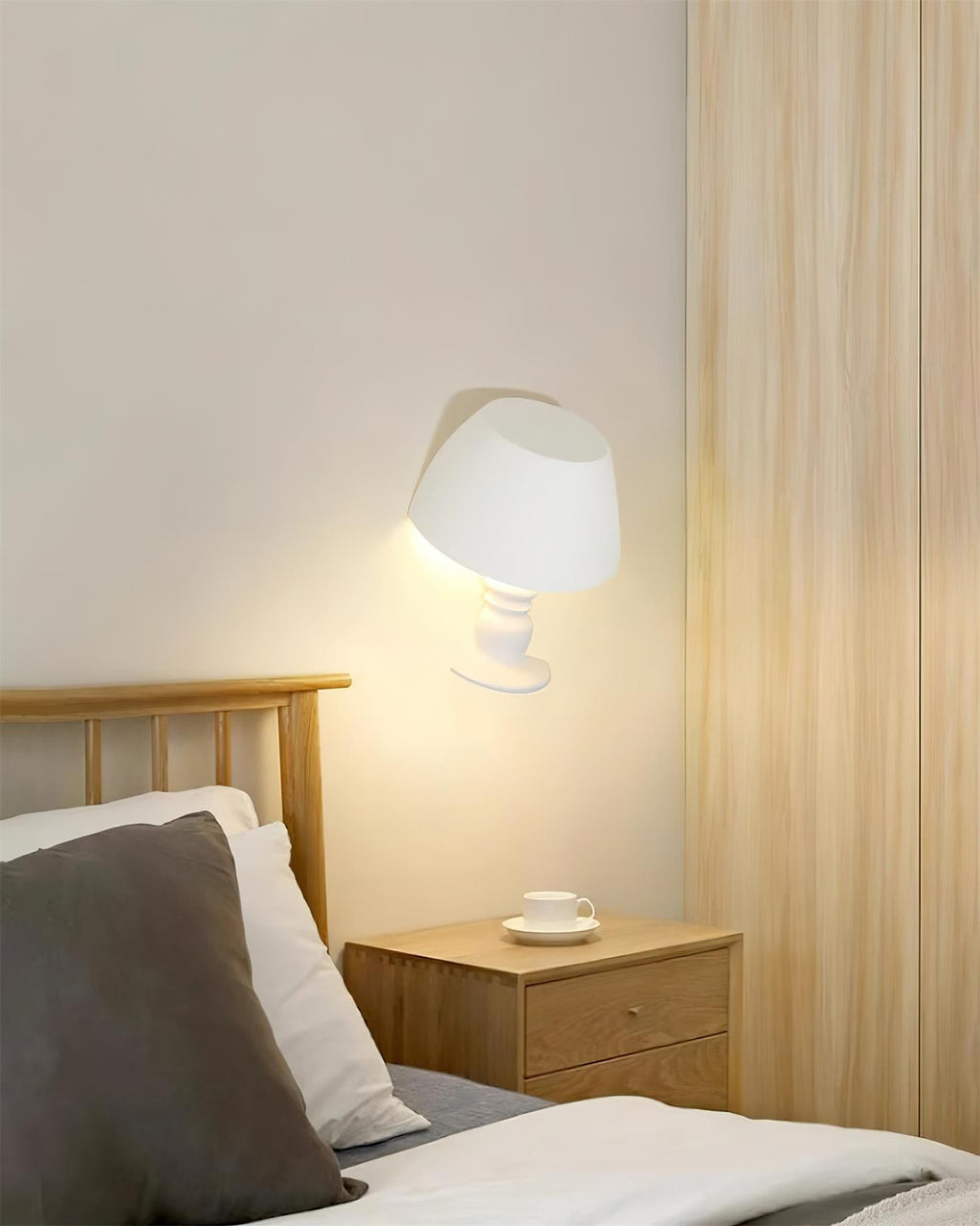 Darnellyn Plaster Wall Light-Moonnatur