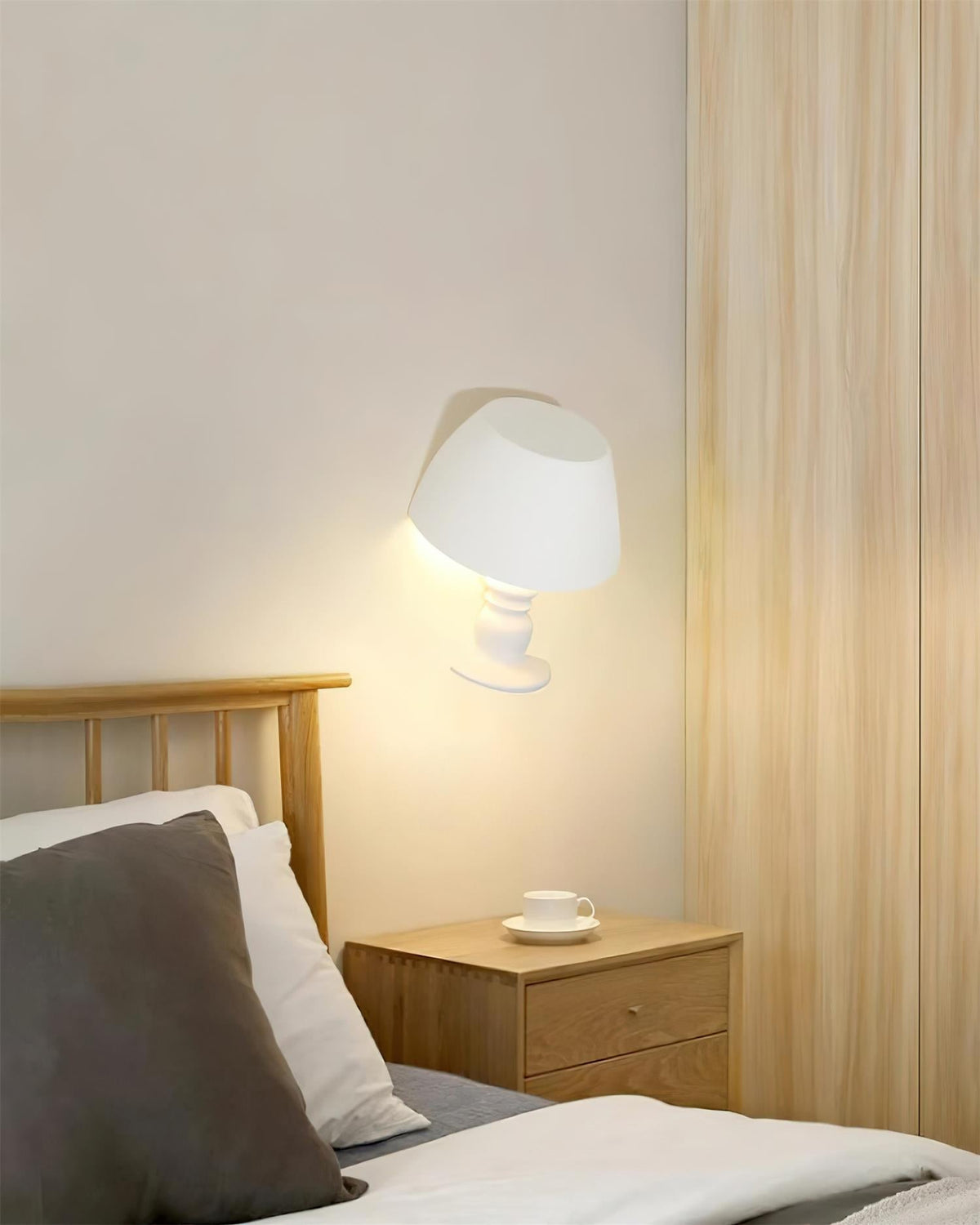 Darnellyn Plaster Wall Light-Moonnatur