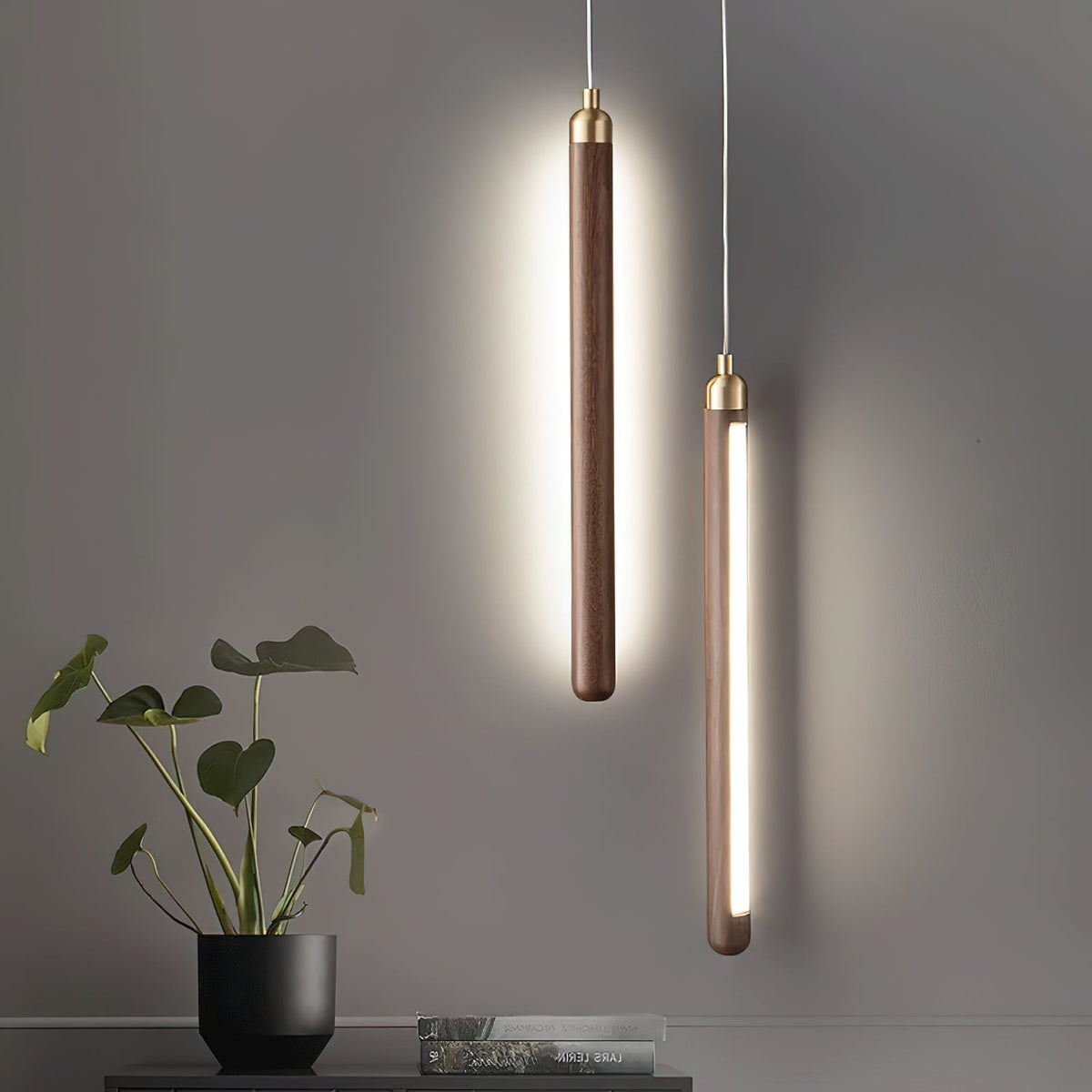 Morrellark Wood Pendant Light-Moonnatur