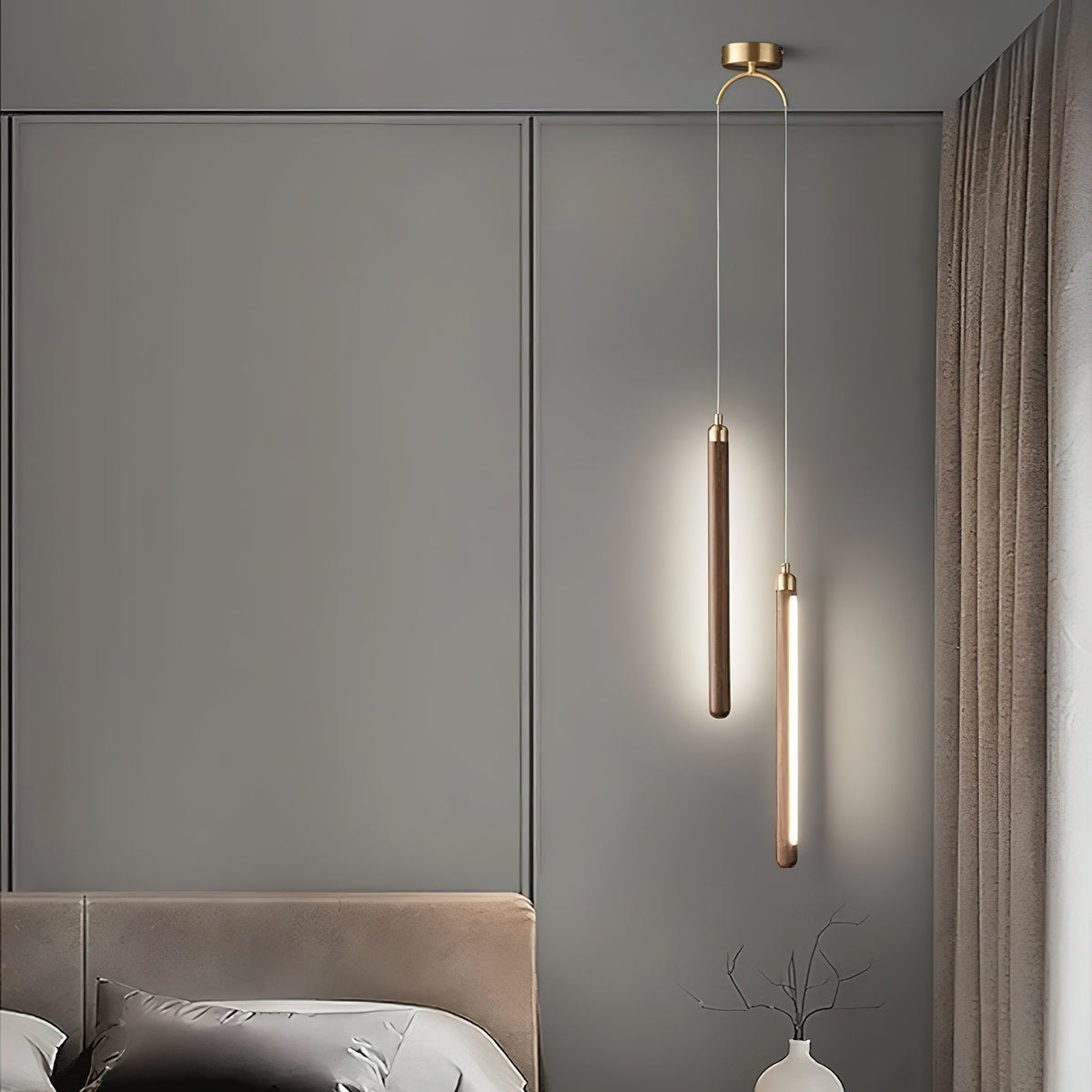 Morrellark Wood Pendant Light-Moonnatur