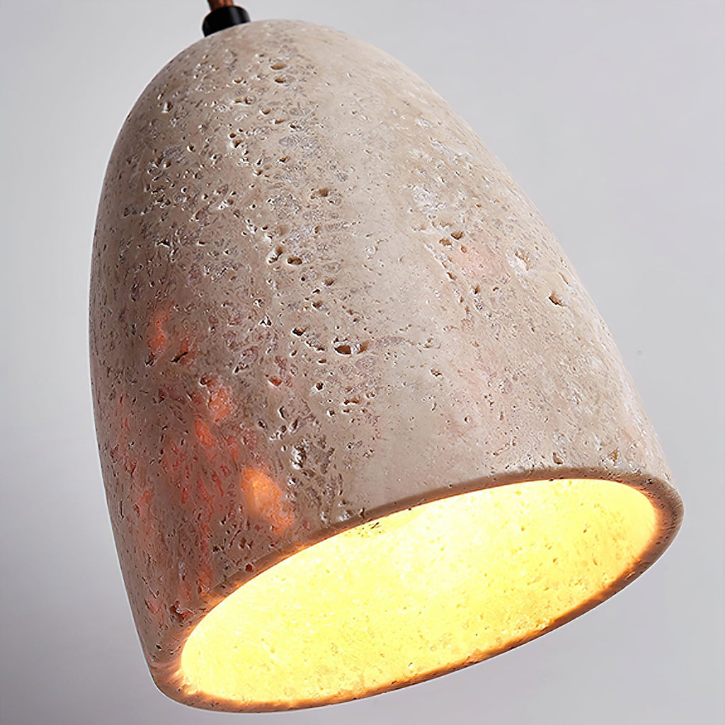 Ulvenenora Travertine Pendant Light-Moonnatur