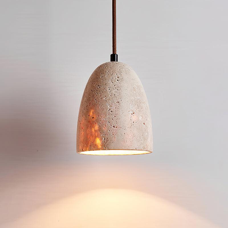 Ulvenenora Travertine Pendant Light-Moonnatur