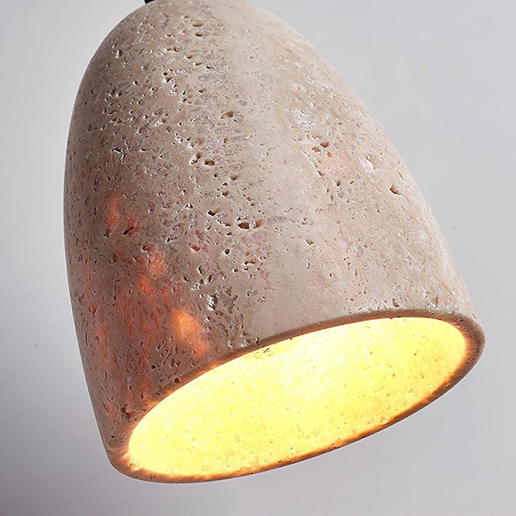Ulvenenora Travertine Pendant Light-Moonnatur