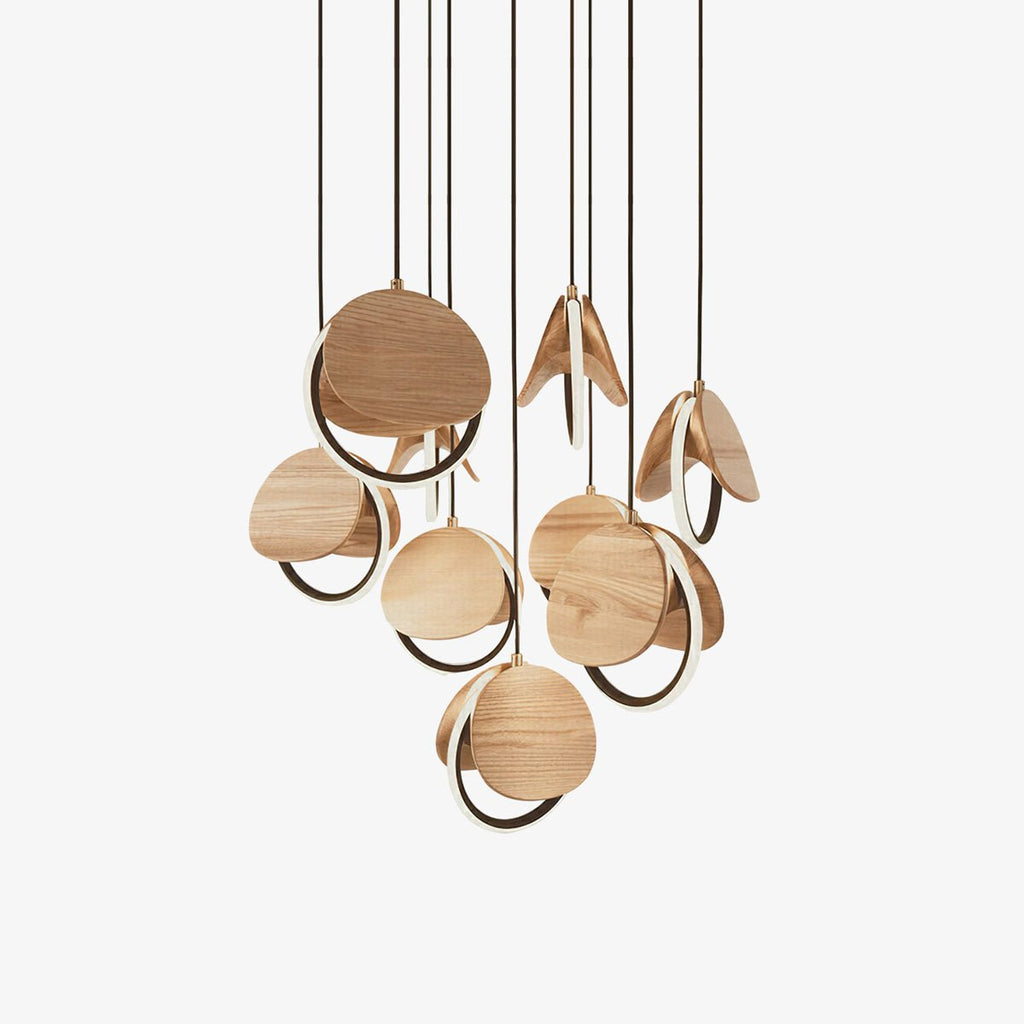 Tarenina Wood Pendant Light-Moonnatur