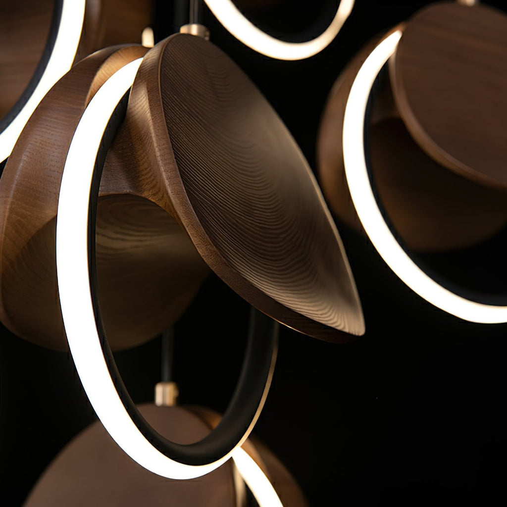 Tarenina Wood Pendant Light-Moonnatur