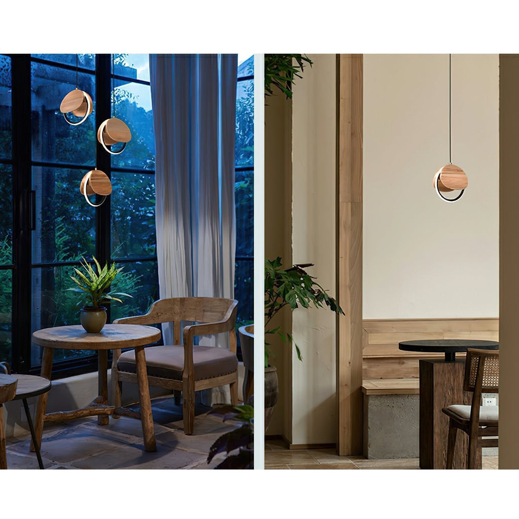 Tarenina Wood Pendant Light-Moonnatur
