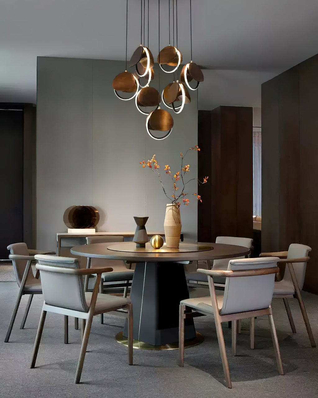 Tarenina Wood Pendant Light-Moonnatur