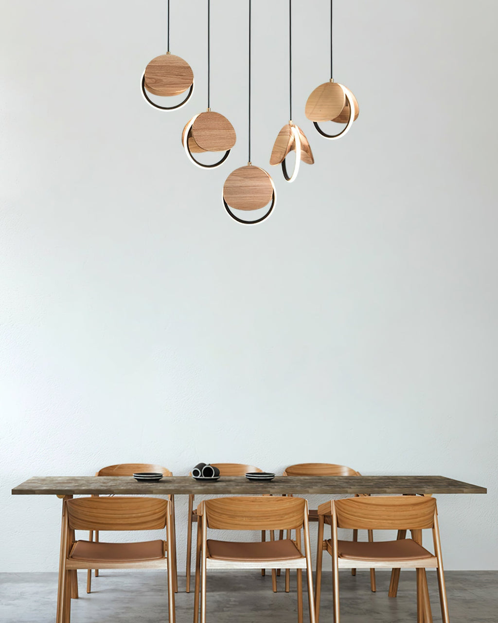 Tarenina Wood Pendant Light-Moonnatur