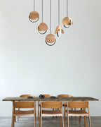Tarenina Wood Pendant Light-Moonnatur