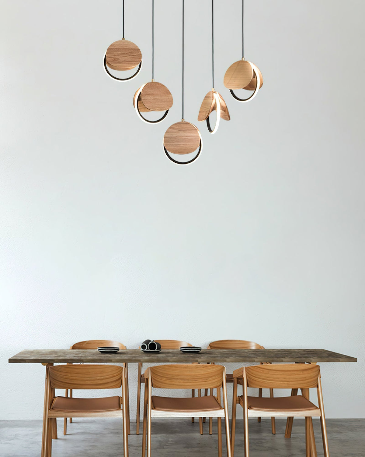 Tarenina Wood Pendant Light-Moonnatur