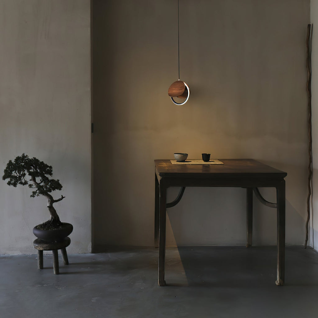 Tarenina Wood Pendant Light-Moonnatur