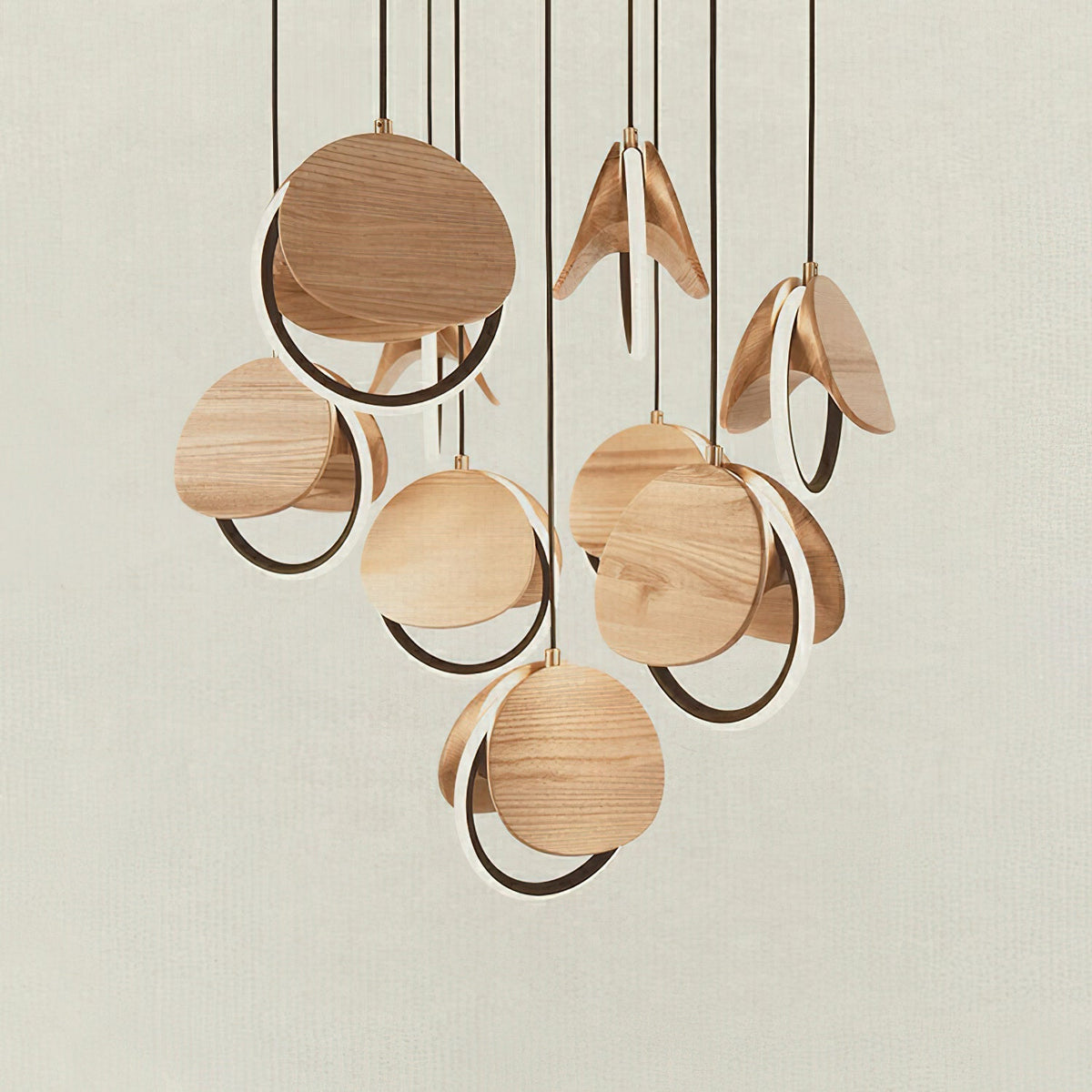 Tarenina Wood Pendant Light-Moonnatur