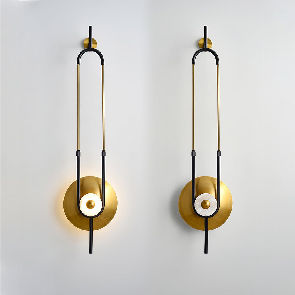 Ostren Marble Wall Lamp-Moonnatur